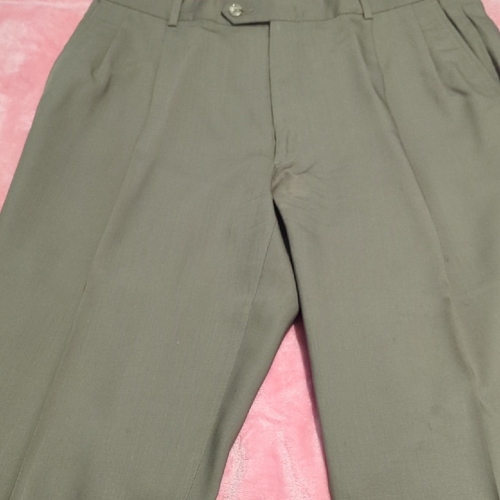 Hart Schaffner Marx Cream Trousers - Picture 2 of 5
